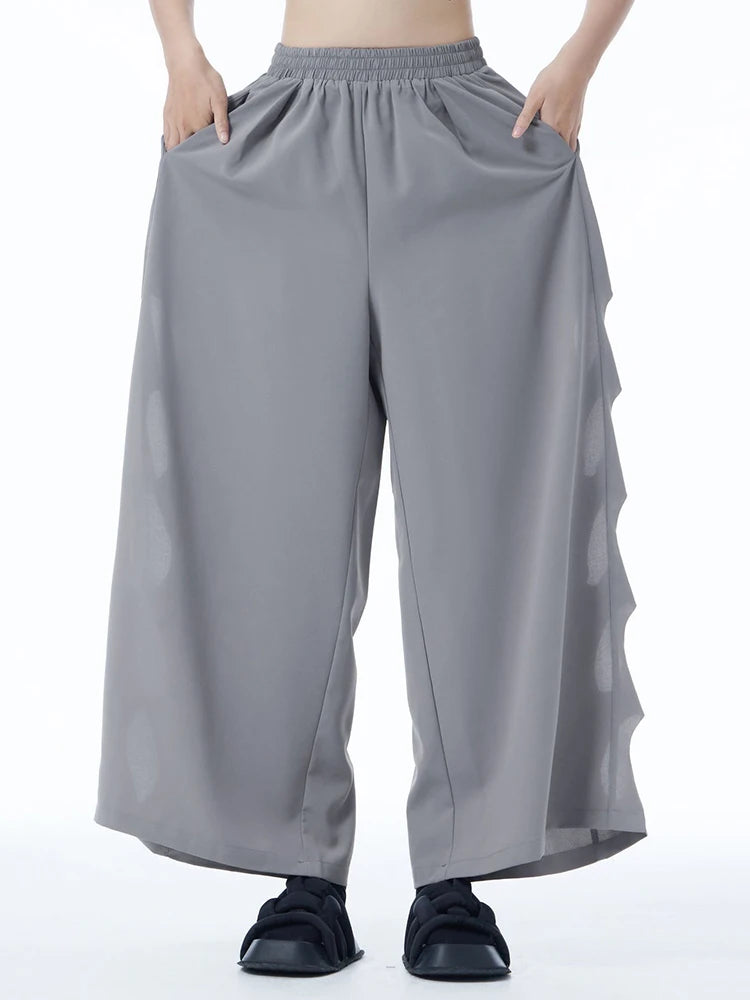 Punky Circle Cut-Out Trousers – Bold, Comfortable, and Unapologetically Edgy-SimpleModerne