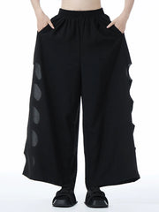 Punky Circle Cut-Out Trousers – Bold, Comfortable, and Unapologetically Edgy-SimpleModerne