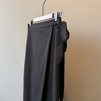 Shadow Wrap Trousers – Dusk Grey / Black-SimpleModerne