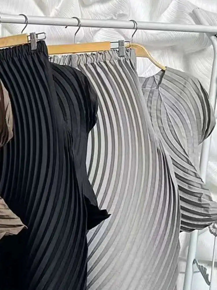 Pleated Minimal Two-Piece Set-SimpleModerne