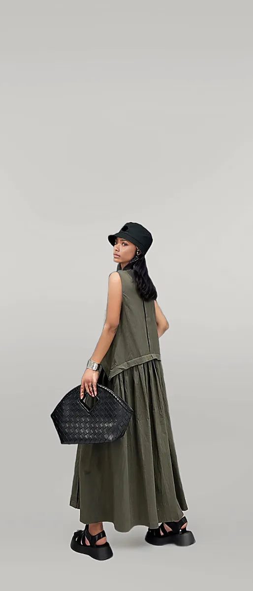Jazz Up Cargo Style Dress-SimpleModerne