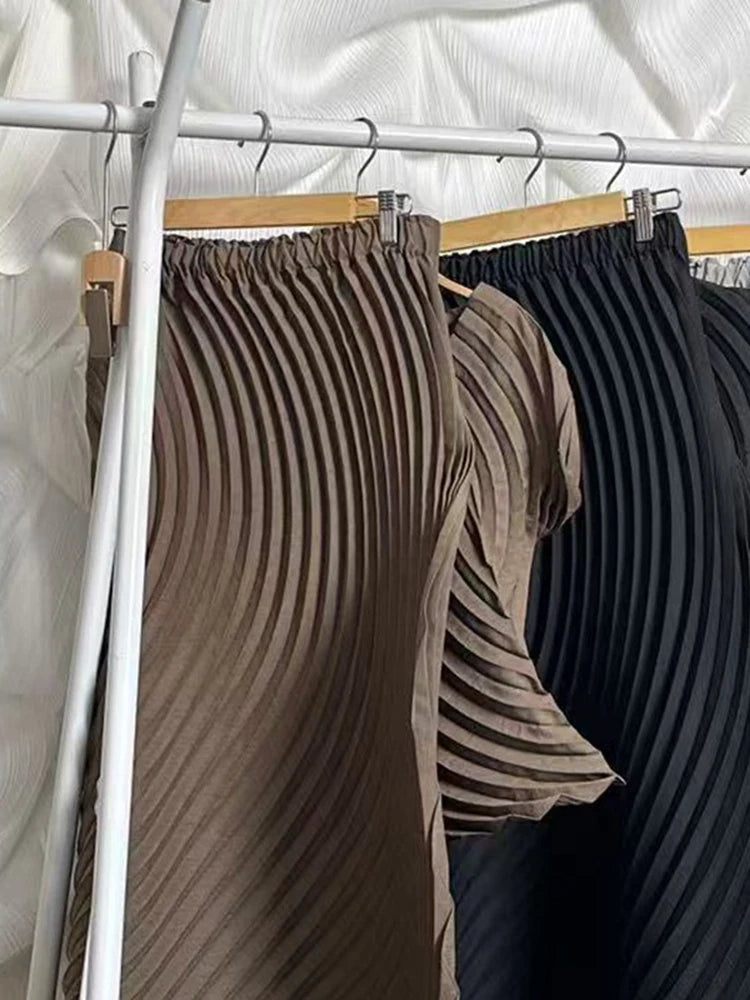 Pleated Minimal Two-Piece Set-SimpleModerne