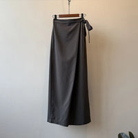 Shadow Wrap Trousers – Dusk Grey / Black-SimpleModerne