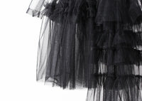 Sheer Noir Tulle Blazer Dress-SimpleModerne