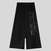 Japanese Style Overlay Trousers-SimpleModerne