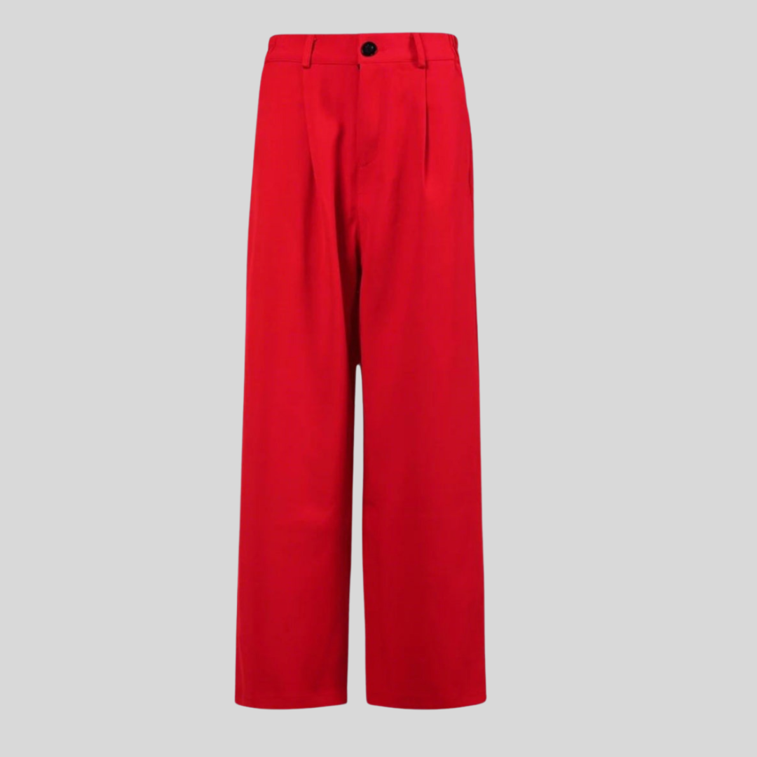 Jazz Up Classy Red Trousers-SimpleModerne