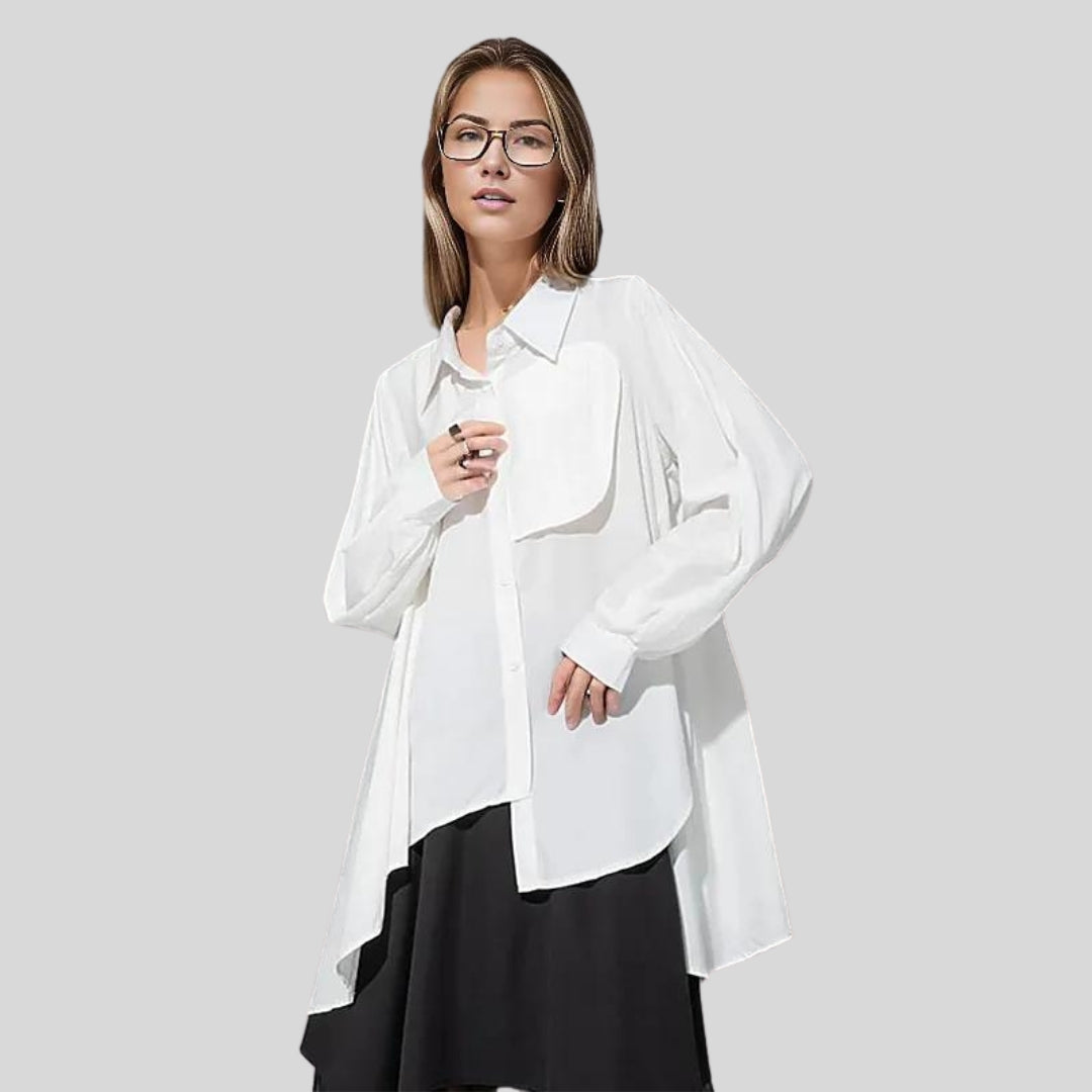 Jazz Up Relaxed Fit Shirt-Blouse-SimpleModerne