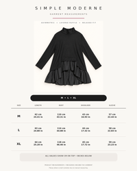 Emignute Asymmetrical Ruffled Sweatshirt-SimpleModerne