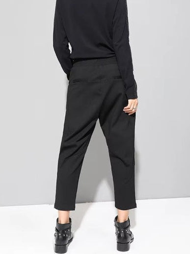 Simple Moderne Jazz Up Calf-Length Trousers-SimpleModerne