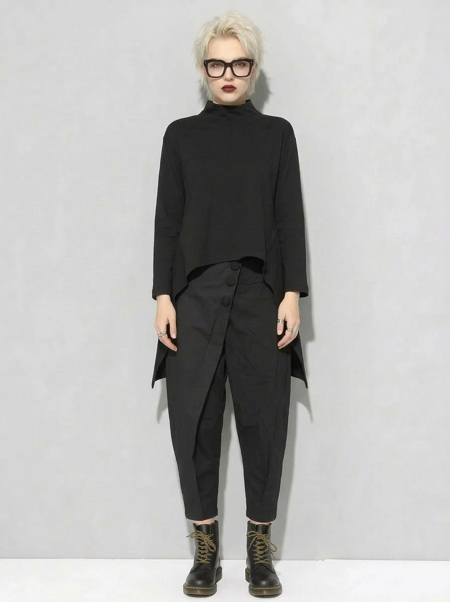 Simple Moderne Jazz Up Calf-Length Trousers-SimpleModerne