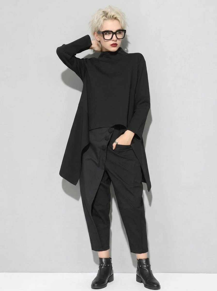 Simple Moderne Jazz Up Calf-Length Trousers-SimpleModerne