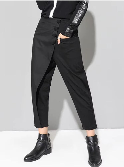 Simple Moderne Jazz Up Calf-Length Trousers-SimpleModerne
