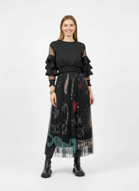 Simple Moderne SauleDu Layered Tulle Skirt-SimpleModerne