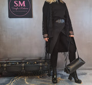 Simple Moderne Vintage Punk Leggings & Half-Body Skirt-SimpleModerne