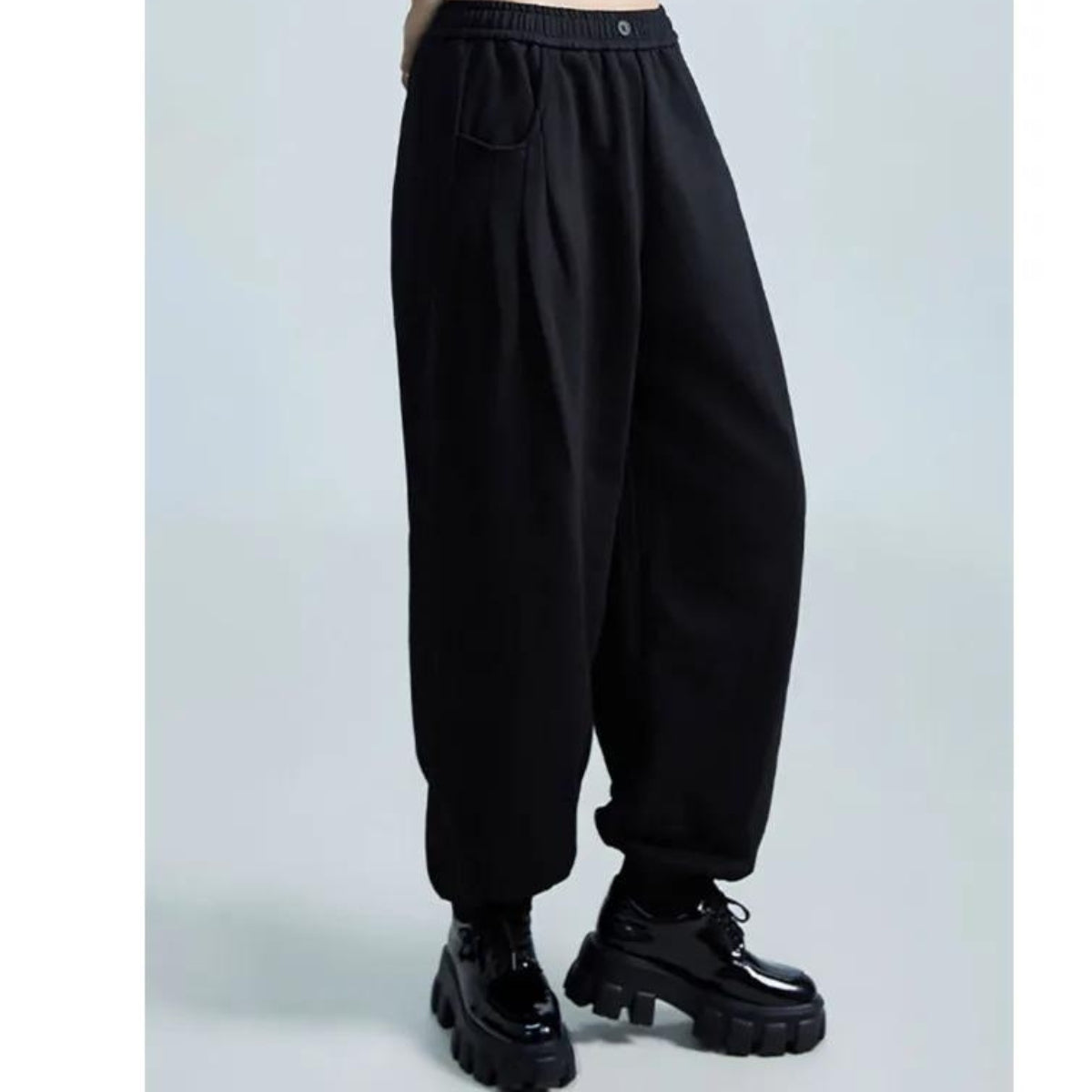 Jazz Up Irregular Design Relaxed Fit Trousers-SimpleModerne
