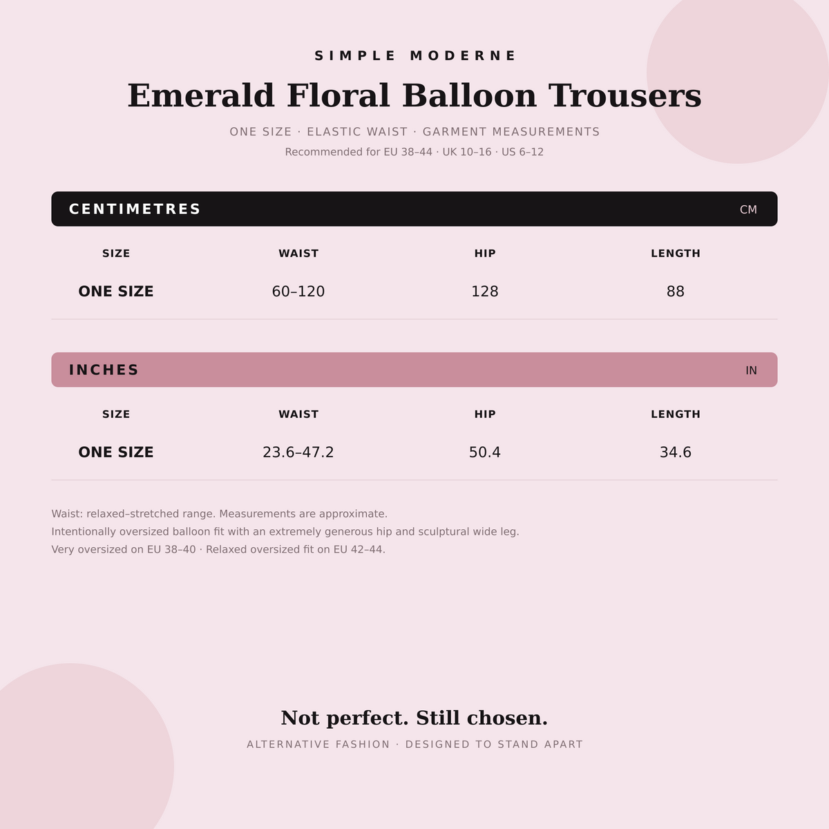 Re-launch Elegant Floral Lantern Pants in Green with Pocket Detail – Relaxed Fit for Modern Style-SimpleModerne