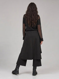 Simple Moderne Layered Wide Legged Pants-SimpleModerne
