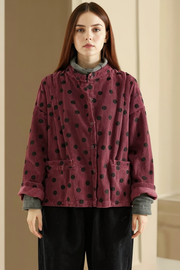 Spotted Comfort – Corduroy Jacket-SimpleModerne