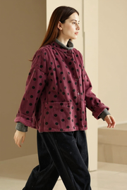 Spotted Comfort – Corduroy Jacket-SimpleModerne