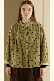 Spotted Comfort – Corduroy Jacket-SimpleModerne