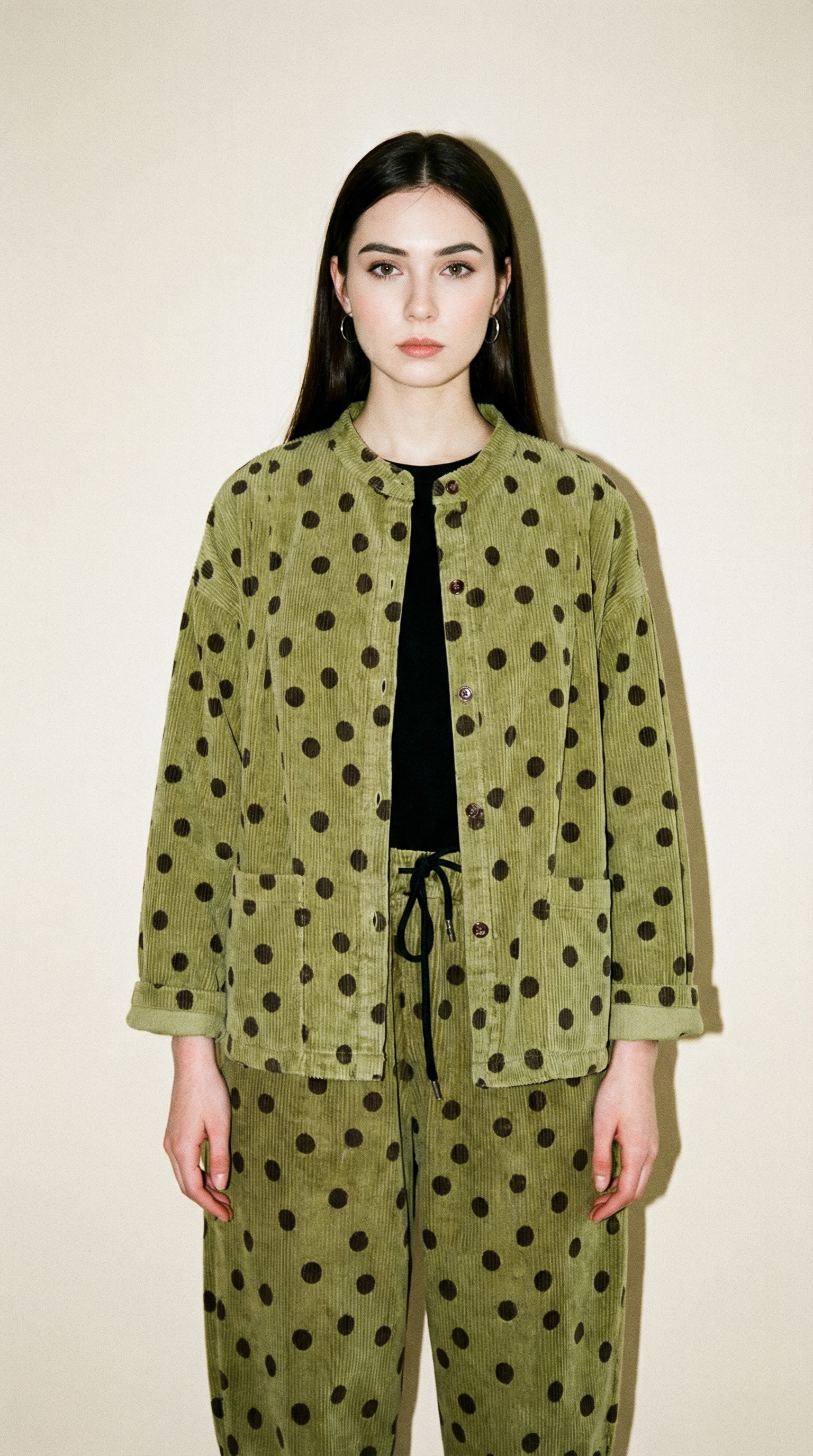 Spotted Comfort – Corduroy Jacket-SimpleModerne