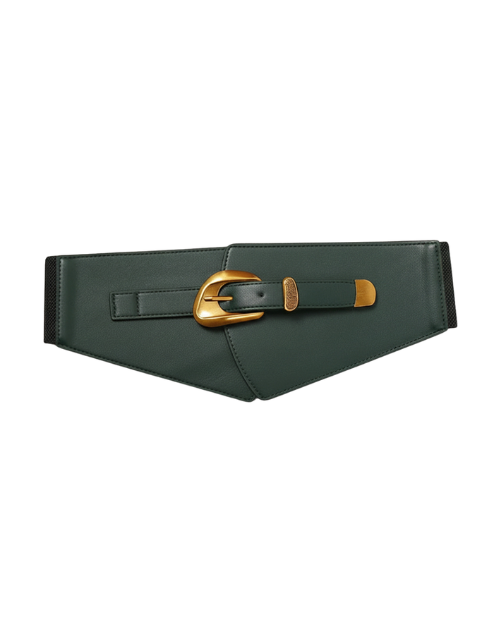 Statement Waist Belt with Gold Clasp-SimpleModerne