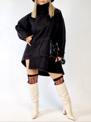 Urban Meets Urban Vintage Finish Denim Pullover-SimpleModerne