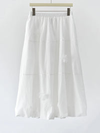 Voluminous Balloon Midi Skirt-SimpleModerne