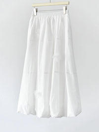 Voluminous Balloon Midi Skirt-SimpleModerne