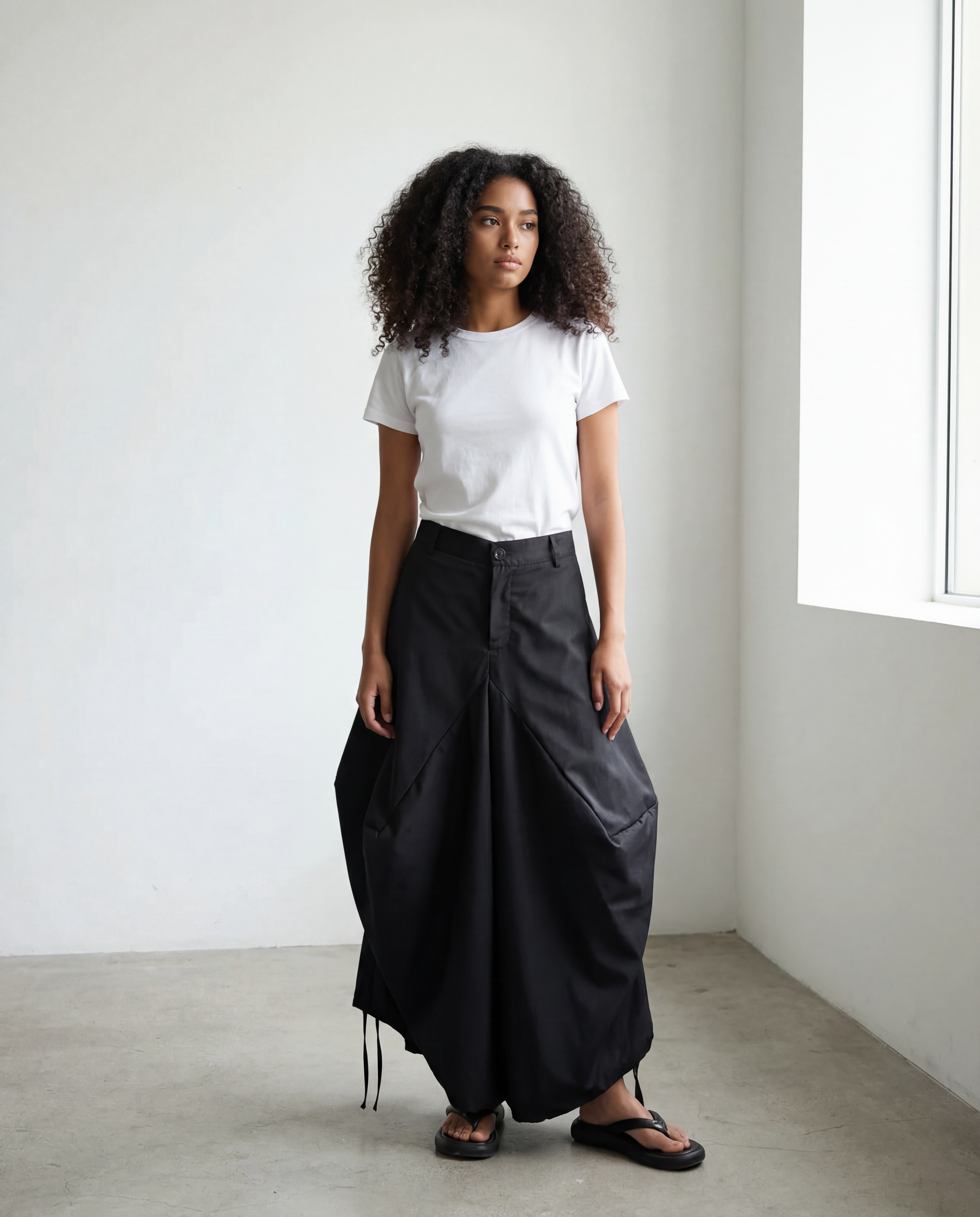 Sculptural Balloon Trousers-SimpleModerne