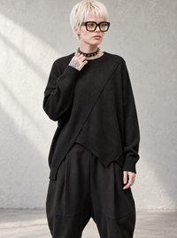Black pullover-SimpleModerne
