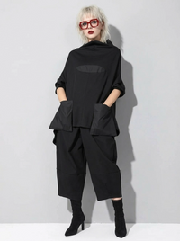 Casual Edge Sculpted Cropped Trousers-SimpleModerne