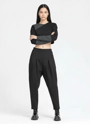 Miss Office Clown Comfy Harem Pants-SimpleModerne
