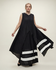 Pleated Tunic & Skirt Set-SimpleModerne