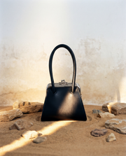 Chic Gothic Multi-Section Coin Bag – Unique Design with Dual Handles-SimpleModerne