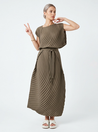 Pleated Minimal Two-Piece Set-SimpleModerne