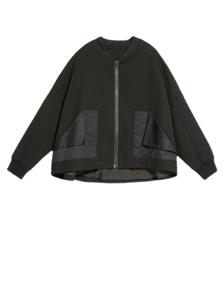 Relaxed Fit Utility Lite Jacket – Black-SimpleModerne