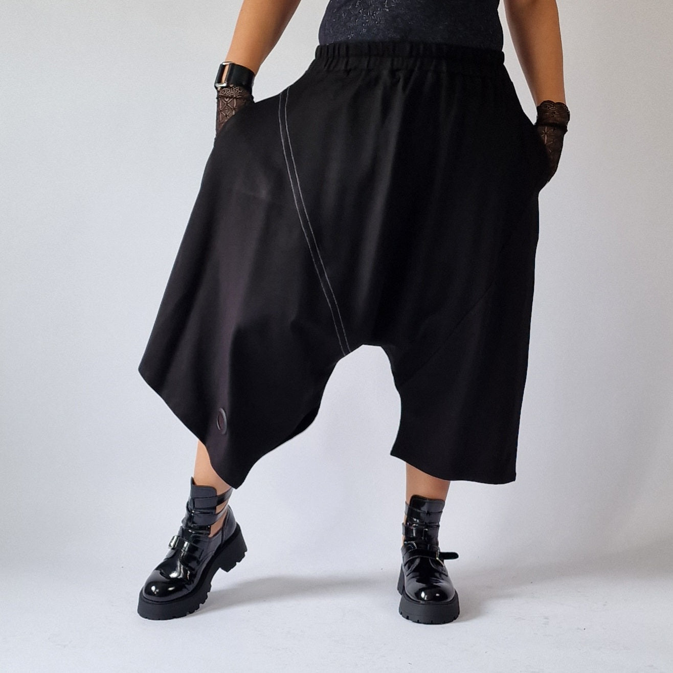 Simple Moderne Migleja Irregular Design Trousers-SimpleModerne