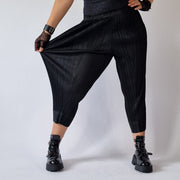 Simple Moderne Pleated Capri Trousers-SimpleModerne