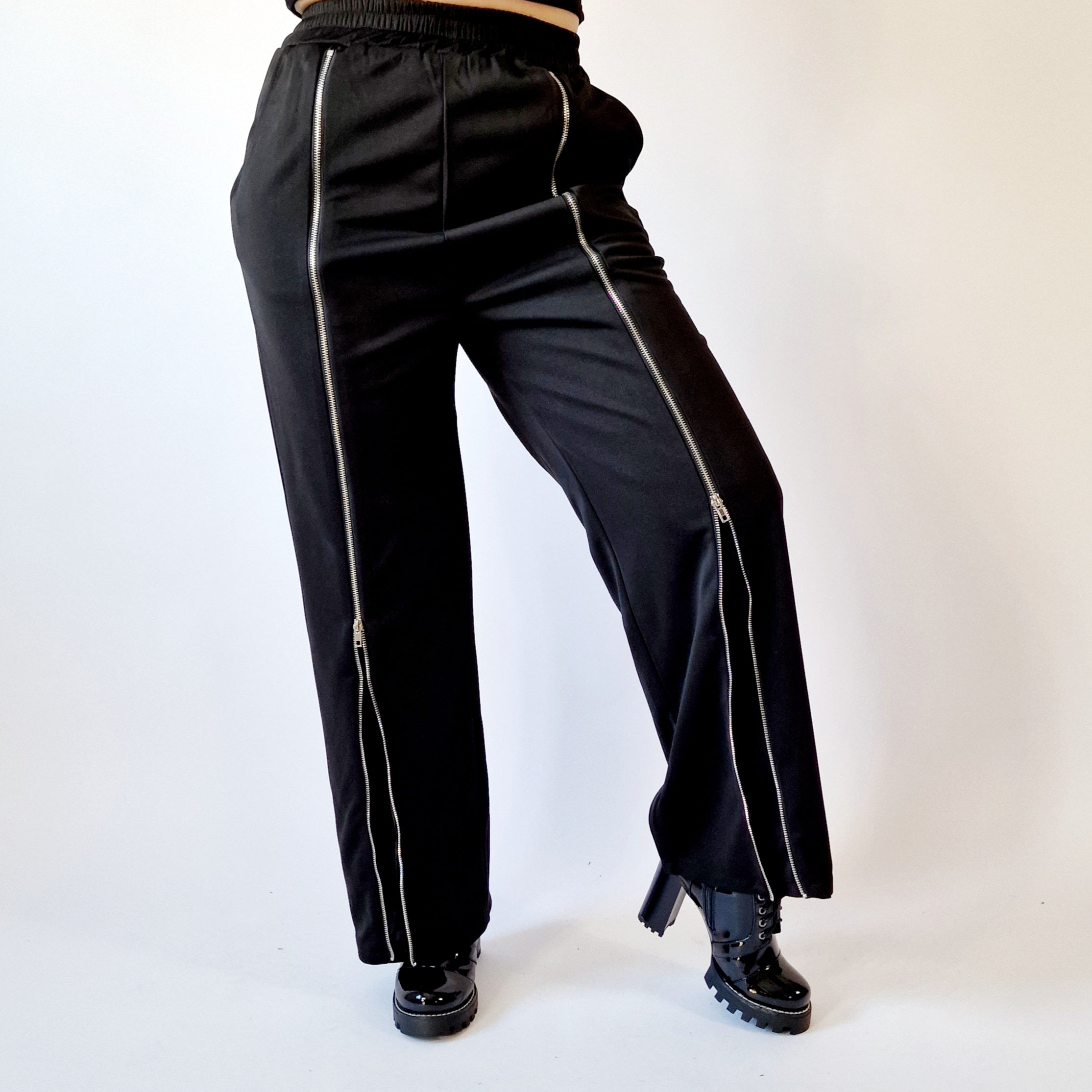 Just Zip It Trousers-SimpleModerne