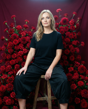 Bold Design Balloon Trousers with Relaxed Fit and Pleated Details