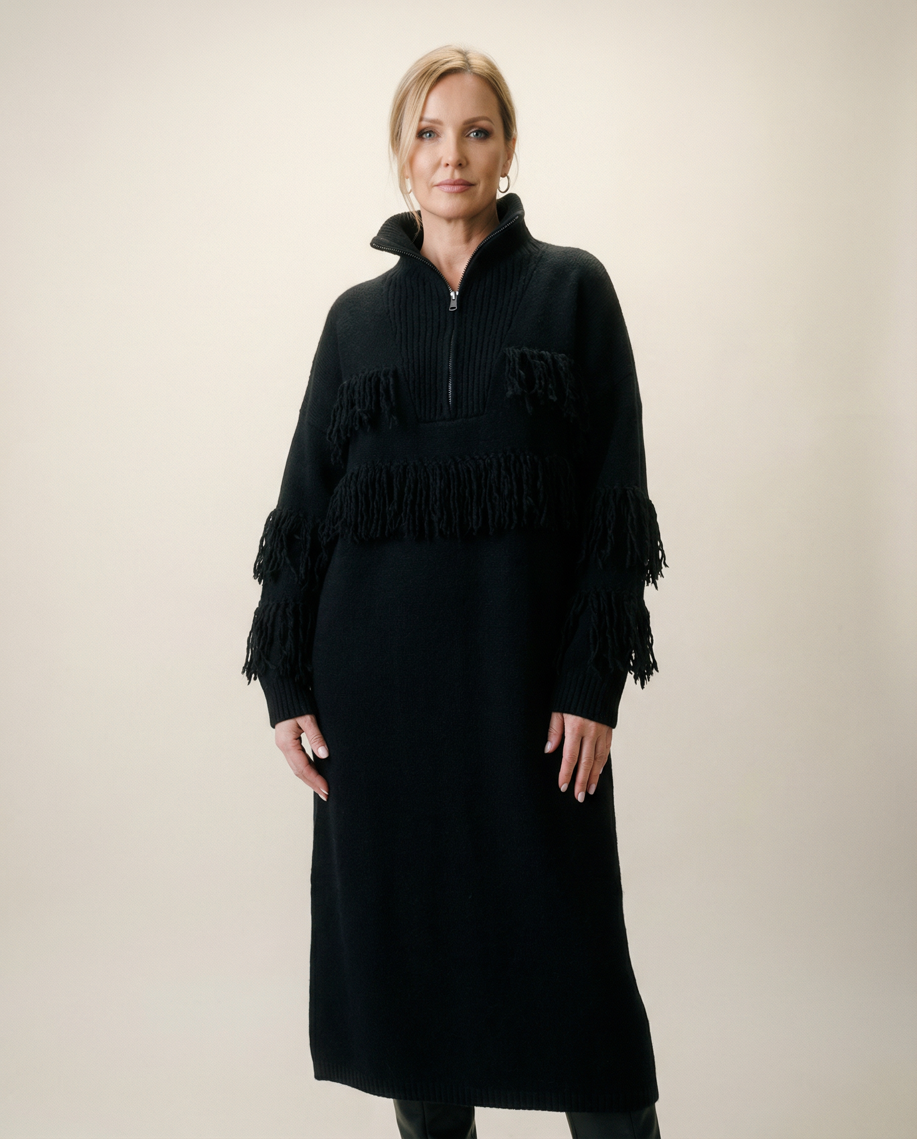 Maxi Knit Pullover Dress-SimpleModerne