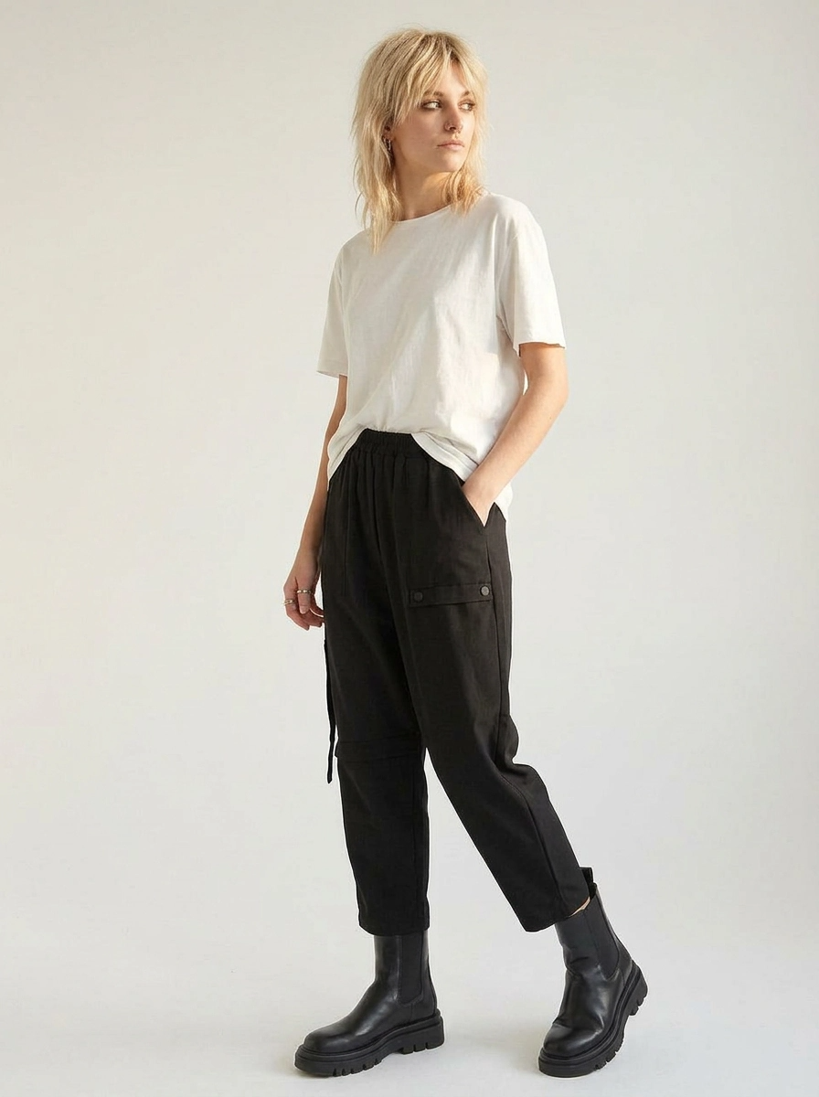 Utility Edge Tapered Trousers-SimpleModerne