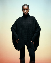 Batwing Turtleneck Knit Sweater-SimpleModerne