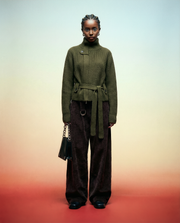 Belted Turtleneck Knit Sweater – Minimal Knit in 3 Neutral Tones