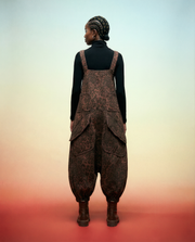 Bold and Elegant Leopard Print Jumpsuit with Relaxed Fit-SimpleModerne