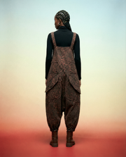 Bold and Elegant Leopard Print Jumpsuit with Relaxed Fit-SimpleModerne