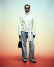 Belted Turtleneck Knit Sweater – Minimal Knit in 3 Neutral Tones