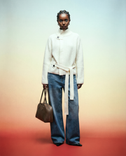 Belted Turtleneck Knit Sweater – Minimal Knit in 3 Neutral Tones