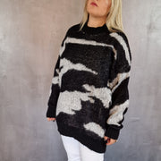 Casual Minimal Goth Oversize Fit Irregular Style Knitwear-SimpleModerne